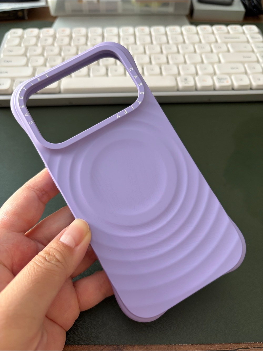 Casetify ripple case, lavender iPhone 17 Pro
